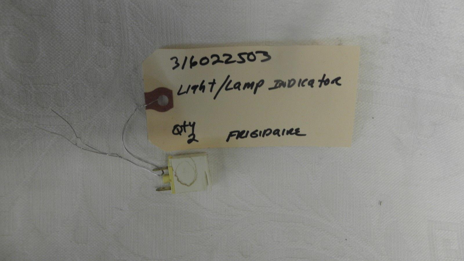 FRIGIDAIRE ELECTRIC STOVE 316022503 LIGHT LAMP INDICATOR (2OF2)