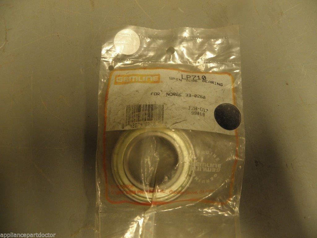Gem Products Norge Washer LP710 33-0260 Spin Tube Bearing  NEW IN BOX