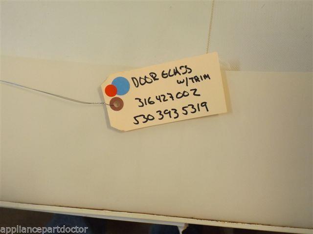 KENMORE Stove 316427002 5303935319 Oven door glass, front W/trim kit