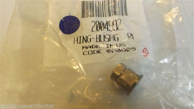 WHIRLPOOL JENN AIR REFRIGERATOR 2004992 Hinge Bushing NEW IN BAG