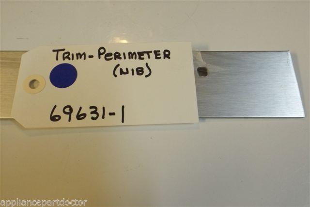 WHIRLPOOL REFRIGERATOR 69631-1 TRIM PERIMETER (SLV)   NEW IN BOX