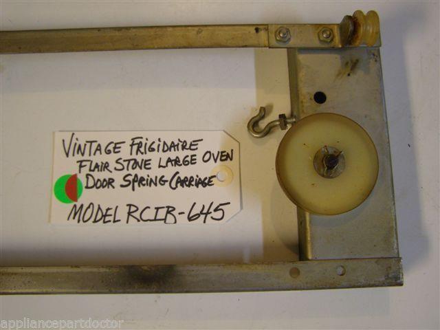 Model RCIB-645 Vintage Frigidaire Flair Stove Large Oven Door Spring Carriage
