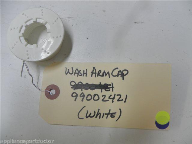 MAYTAG DISHWASHER 99002421 WHITE WASH ARM CAP USED PART ASSEMBLY
