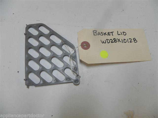 GE DISHWASHER WD28X10128 WD28X10132 LID BASKET USED PART ASSEMBLY
