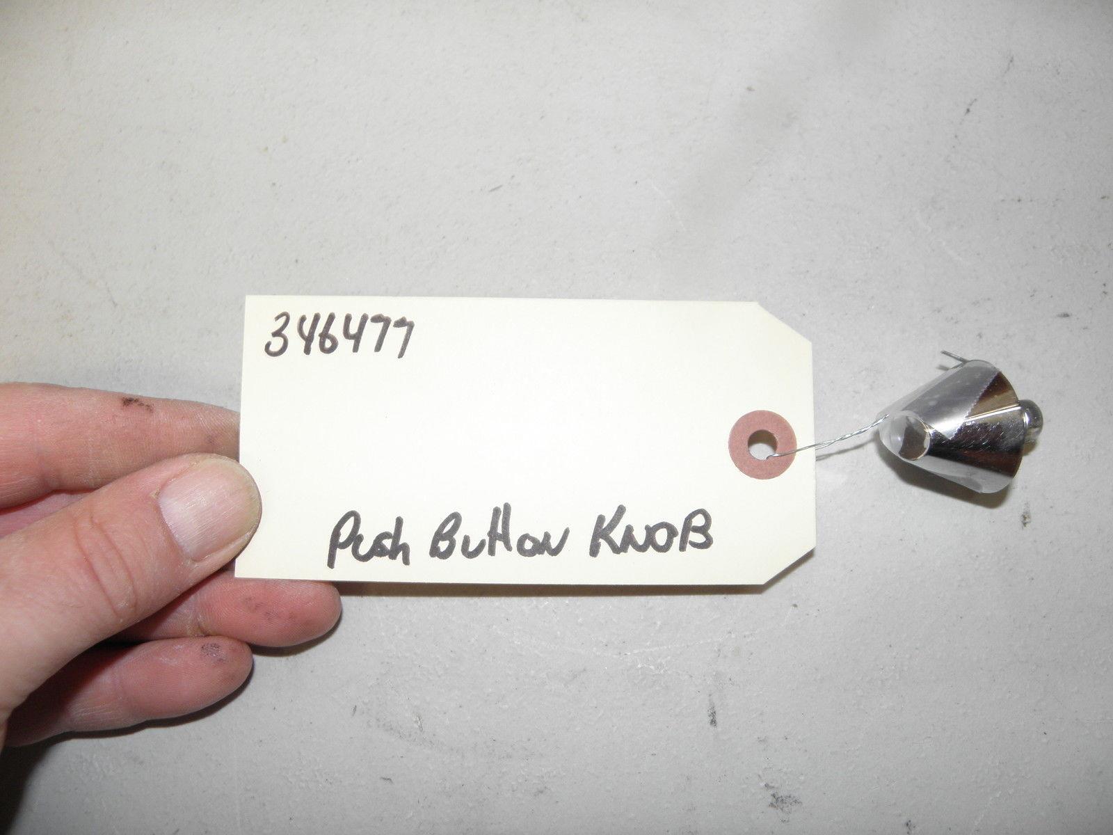SEARS KENMORE WHIRLPOOL ELECRIC DRYER 346477 PUSH BUTTON START BUTTON KNOB USED