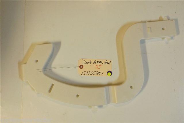 ELECTROLUX DISHWASHER  154755801 Duct Assembly,vent   NEW W/O BOX