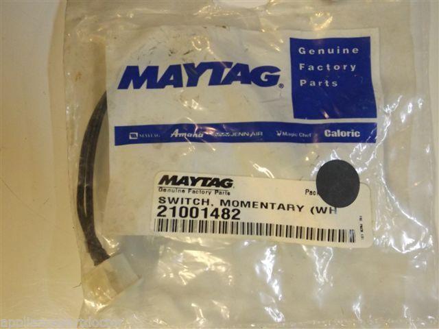 Maytag Admiral Washer  21001482  Switch, Momentary (wht) NEW IN BOX
