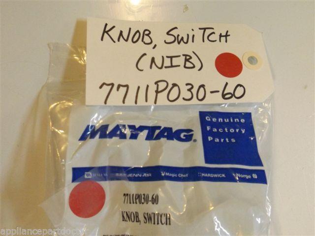 Maytag Whirlpool Stove  7711P030-60 Knob, Switch  NEW IN BOX