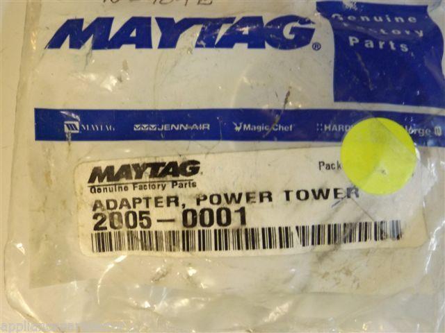 Maytag Magic Chef Dishwasher  2005-0001  Adapter, Power Tower   NEW IN BOX