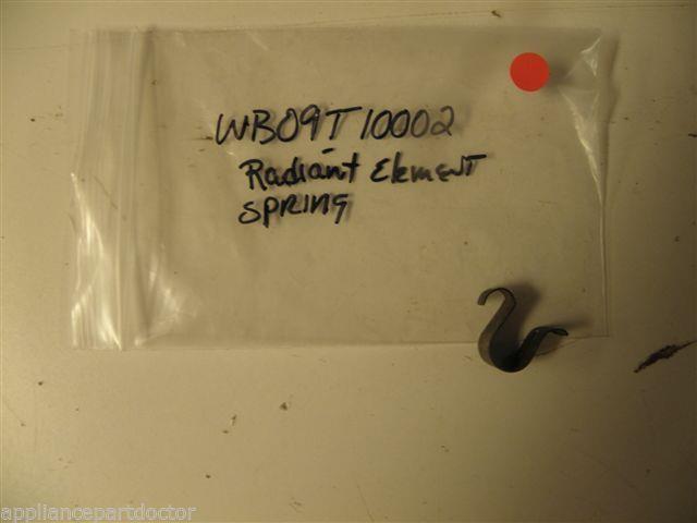 GE STOVE WB09T10002 RADIANT ELEMENT SPRING USED PART ASSEMBLY