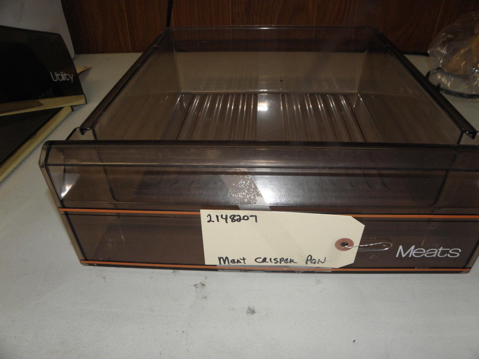 WHIRLPOOL 2 DOOR REFRIGERATOR 2148207 MEAT DELI CRISPER DRAWER PAN USED PART