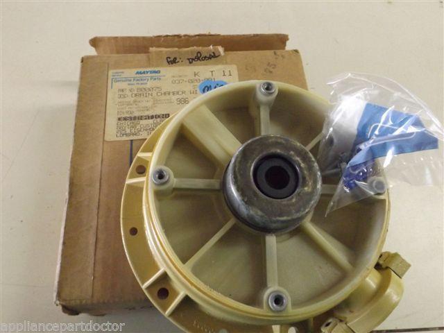 Maytag Garbage Disposal  800075  Drain Chamber With Bearing   NEW IN BOX