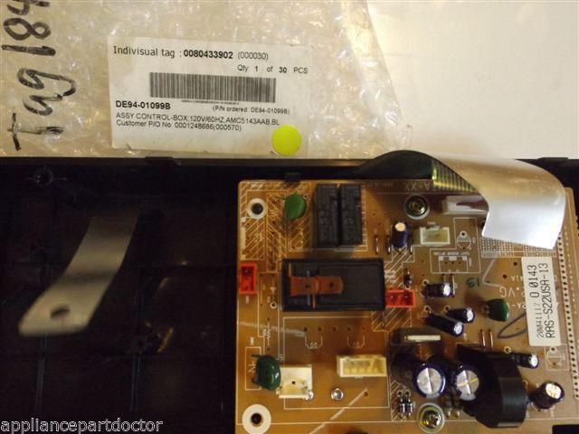 Maytag Microwave  DE94-01099B Control (black)  Scuffs from storage NEW IN BOX