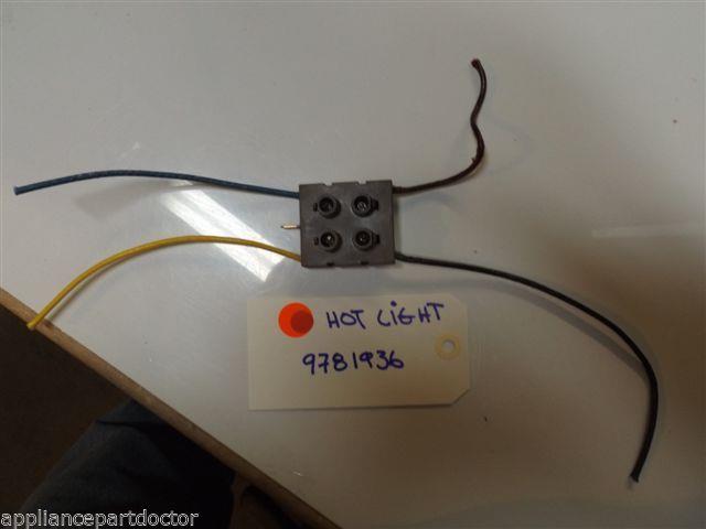 KITCHENAID STOVE 9781936 Hot Light USED