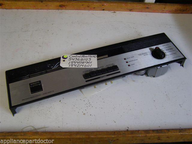 White Consolidated Dishwasher 54368103 154408901 154214601 Panel-control USED