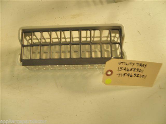 FRIGIDIARE DISHWASHER 154652901 7154632101 UTILITY TRAY USED PART ASSEMBLY F/S