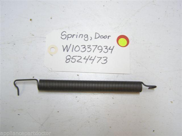 WHIRLPOOL DISHWASHER W10337934 8524473 DOOR SPRING USED PART ASSEMBLY