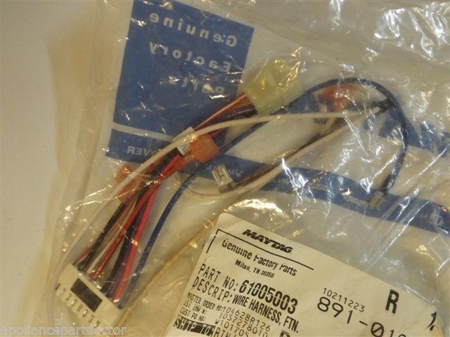 Maytag Jenn Air Refrigerator 61005003  Wire Harness, Ftn.  NEW IN BOX