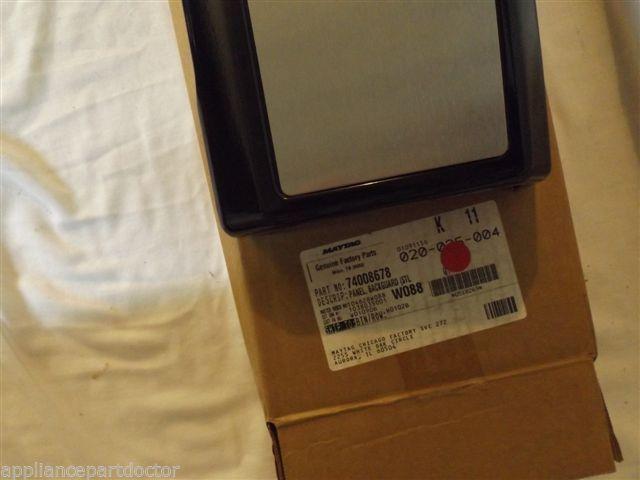 AMANA STOVE 74008678 Panel, Backguard (stl) NEW IN BOX