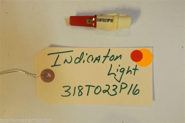 TAPPAN  Stove 318T023P16  Indicator  light  2 prong  used part