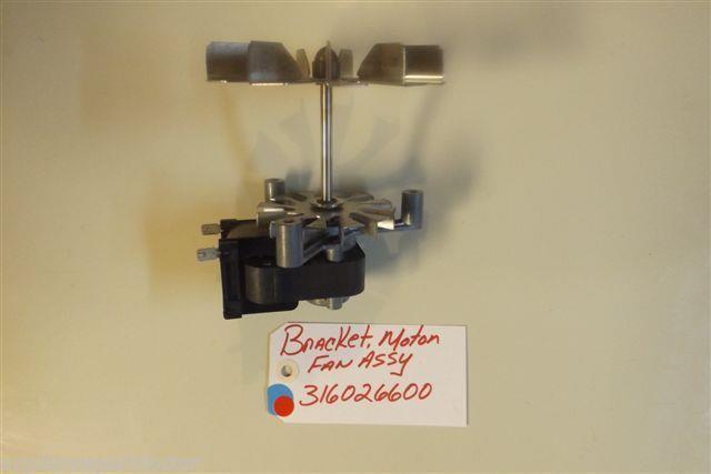 FRIGIDAIRE STOVE 316026600 Bracket,motor fan  used part