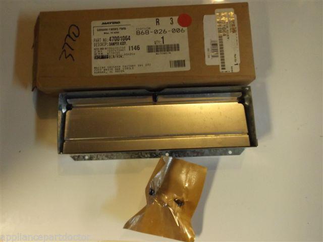 Maytag Whirlpool Stove  47001064  Damper NEW IN BOX
