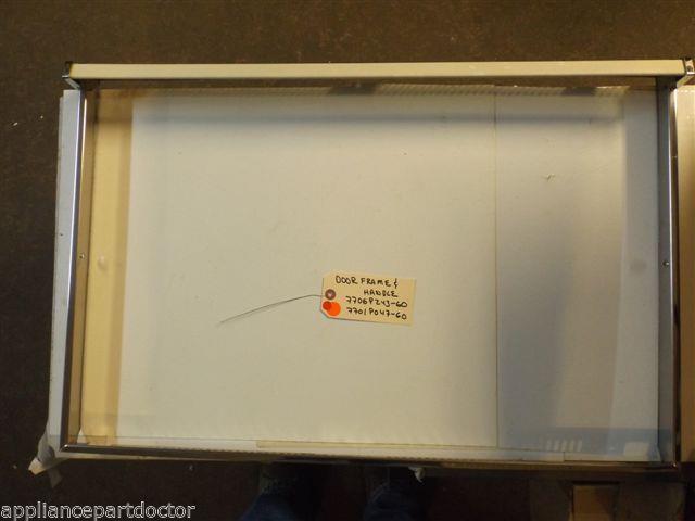 MAGIC CHEF STOVE 7706P243-60  7701P047-60 Frame, Door & Handle, Door USED PART