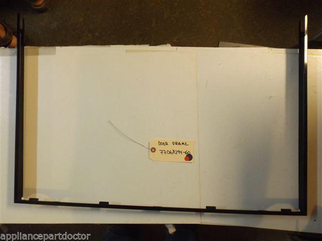 MAYTAG STOVE 7706P294-60 Frame, Door (blk) REPAINTED    USED