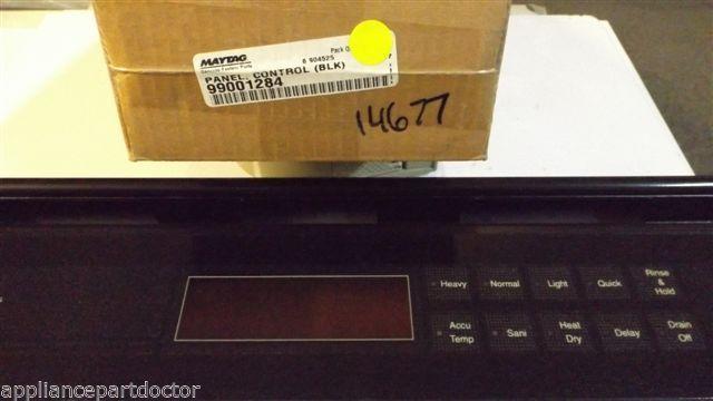 MAYTAG WHIRLPOOL DISHWASHER 99001284 Panel, control (blk)   NEW IN BOX