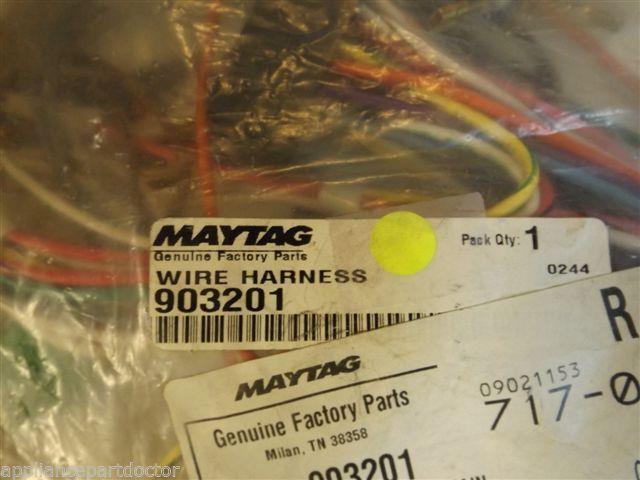 Maytag Dishwasher 903201 Wire Harness, Main  NEW IN BOX