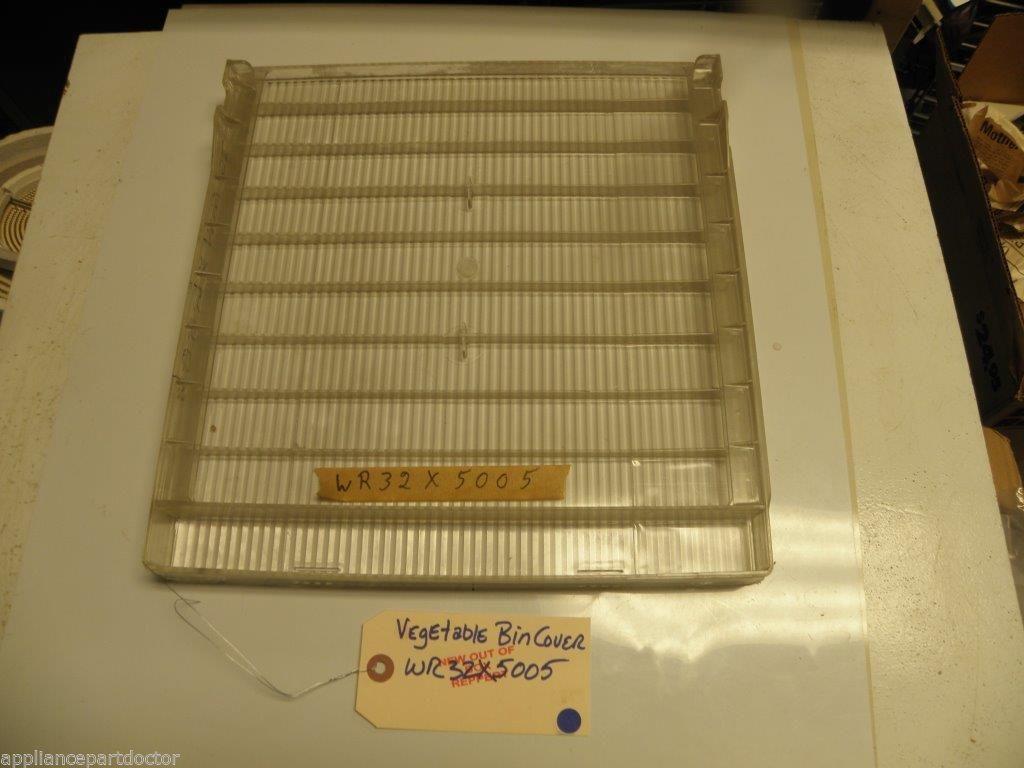 GE REFRIGERATOR WR32X5005 Vegetable Bin Cover  NEW W/O BOX FREE SHIPPING