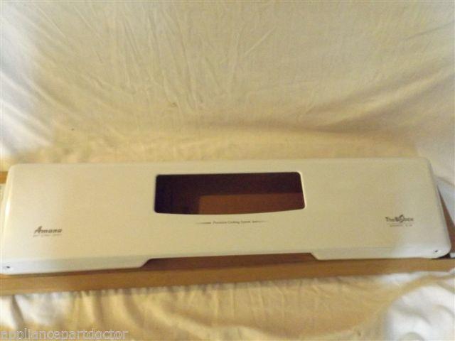 AMANA STOVE 31943510W Panel, Bkgd-screened (wht) NEW IN BOX