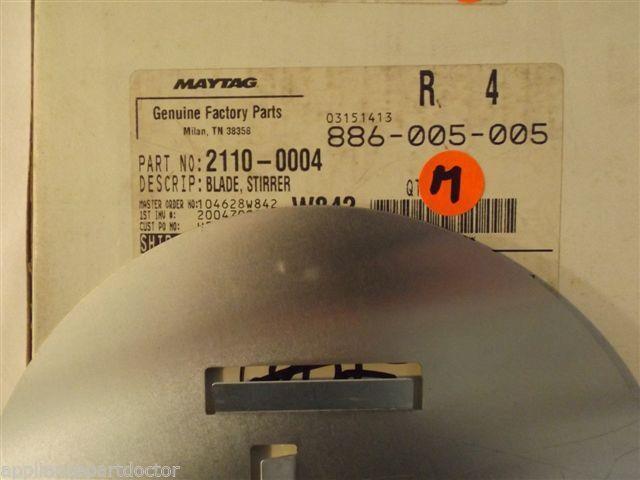 MAGIC CHEF  JENN AIR MICROWAVE 2110-0004 Blade, Stirrer      NEW IN BOX