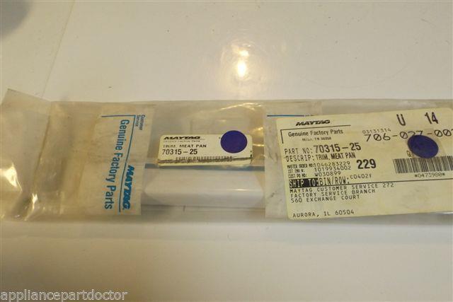 WHIRLPOOL CROSLEY REFRIGERATOR 70315-25 Trim, Meat Pan  NEW IN BOX