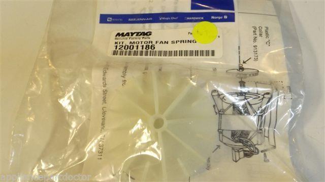 MAYTAG WHIRLPOOL JENN AIR DISHWASHER 12001186 Cooling motor blade  NEW IN BAG