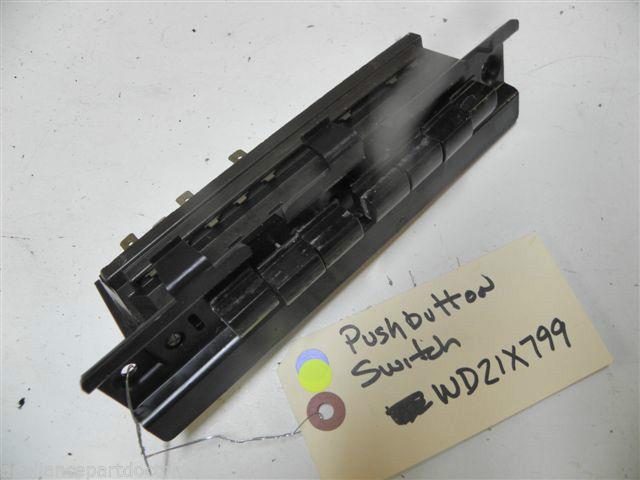 HOTPOINT DISHWASHER WD21X799 PUSH BUTTON SWITCH USED PART ASSEMBLY