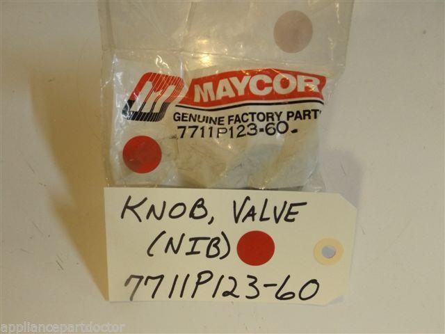 Maytag Whirlpool Stove  7711P123-60  Knob Valve   NEW IN BOX