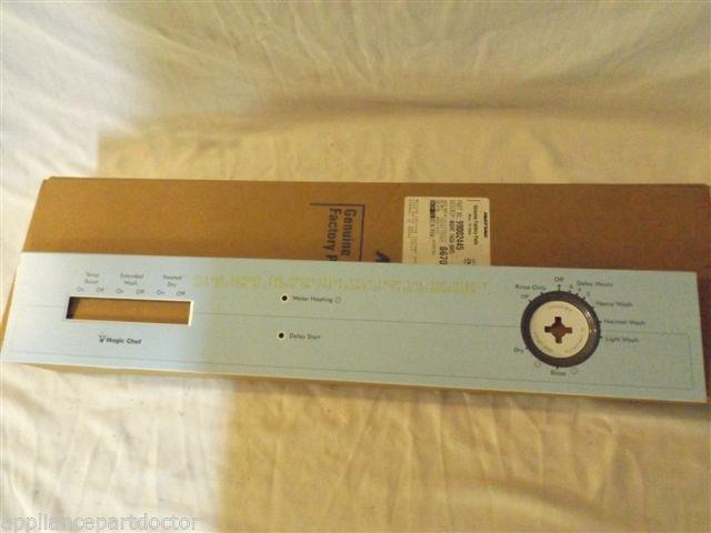 MAGIC CHEF DISHWASHER 99002445 Insert, Facia (wht) NEW IN BOX