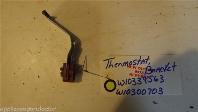 KENMORE DISHWASHER  W10339563  W10300703 thermostat, bracket NEW W/O BOX