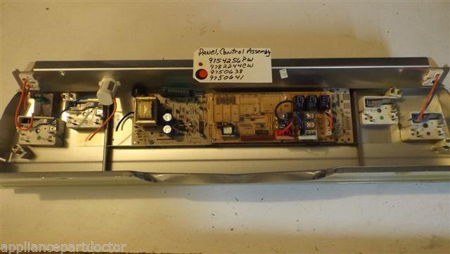 KITCHEN AID OVEN  9754256PW 9782244CW 9750638 9750641 Panel, Control used part