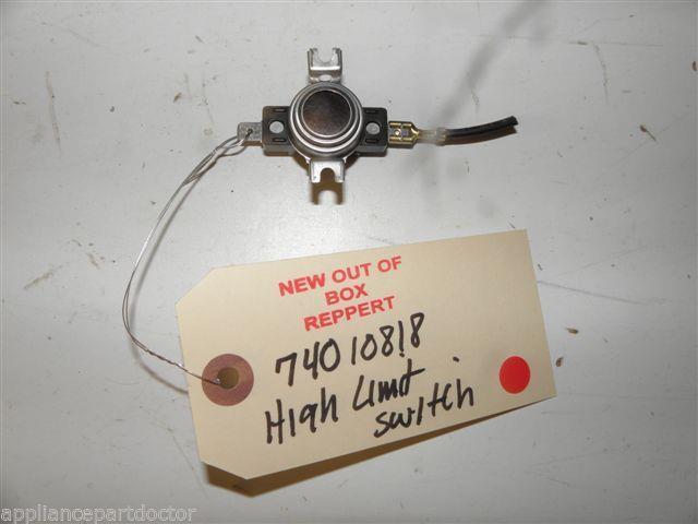 WHIRLPOOL RANGE 74010818 HI LIMIT SWITCH NEW W/O BOX FREE SHIPPING