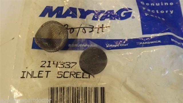 MAYTAG WHIRLPOOL JENN AIR WASHER 214337 INLET SCR. NEW IN BAG