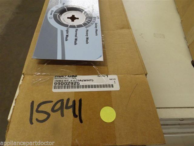 Maytag Admiral Dishwasher  99002925  Insert, Facia (wht)   NEW IN BOX