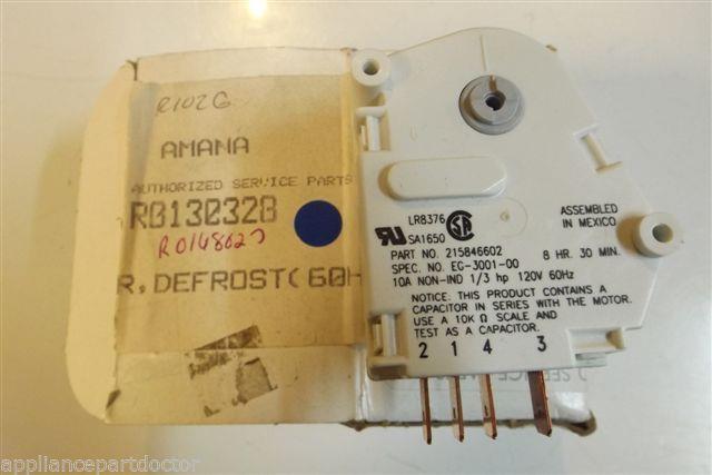 Amana Whirlpool refrigerator R0130328 TIMER-DEF NEW IN BOX