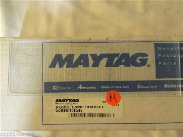 MAGIC CHEF MAYTAG MICROWAVE 53001356 Glass, Lamp Bracket  NEW IN BOX