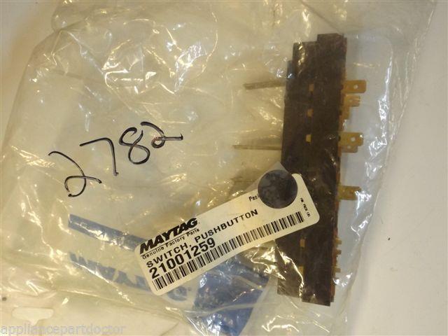 Maytag Jenn Air Washer  21001259  Switch, Pushbutton  NEW IN BOX