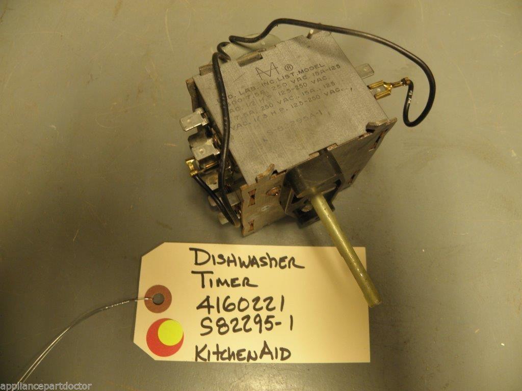 KitchenAid Dishwasher 4160221 S82295-1 Timer used