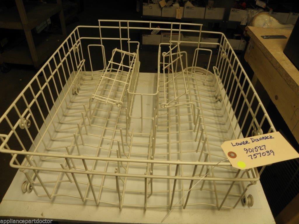 WHIRLPOOL DISHWASHER 901527 757039 Lower RACK USED PART *SEE NOTE*