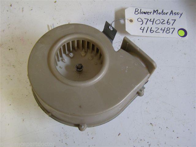 KitchenAid Dishwasher 9740267 4162487 Motor, Blower,  Housing, Blower