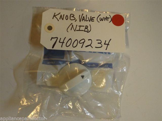 Maytag Gas Stove  74009234  Knob, Valve (wht) NEW IN BOX